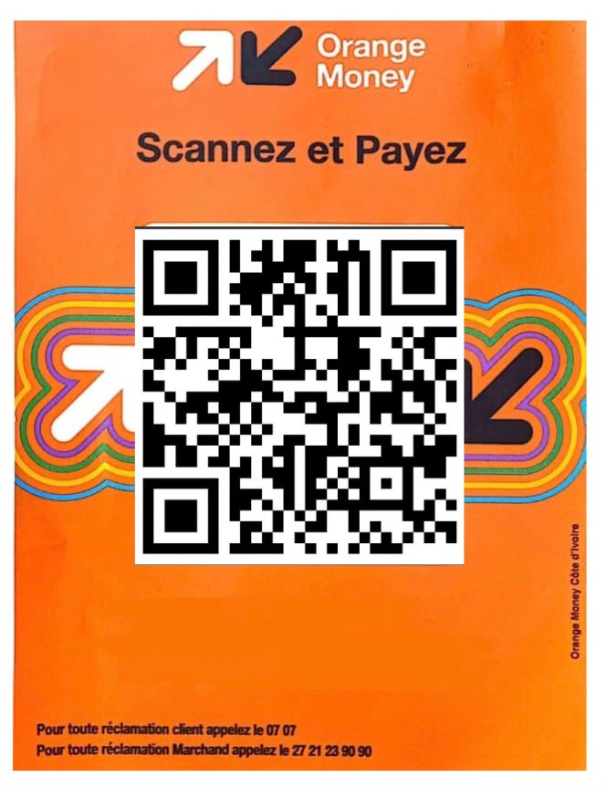 QR code de paiement Orange Money Douceurs Culinaires