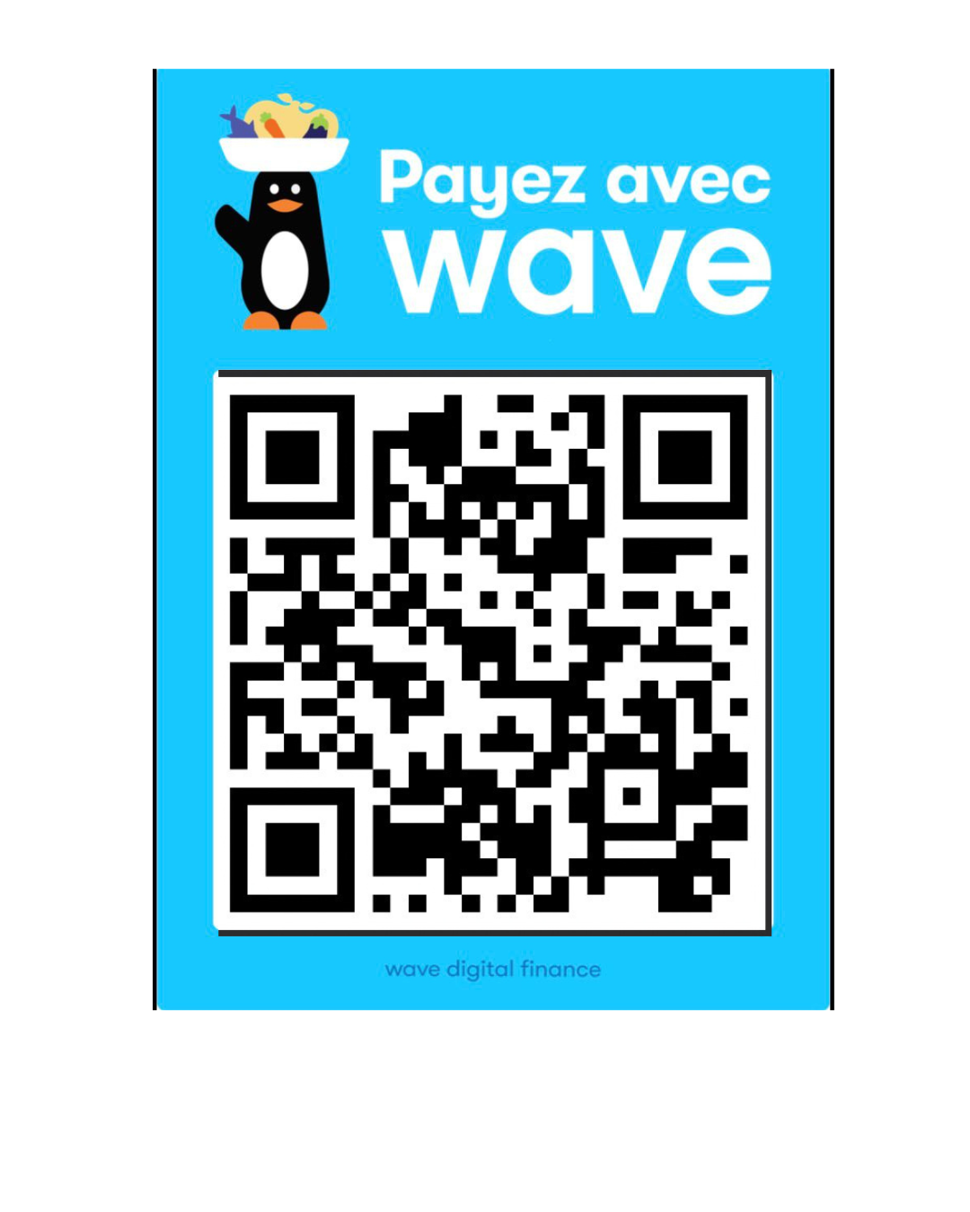 QR code de paiement Wave Douceurs Culinaires
